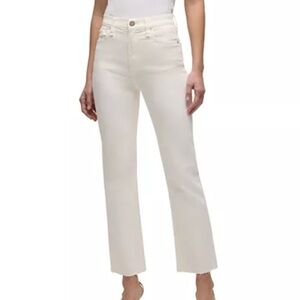 NWT Hudson Rosalie Crop High Waisted Wide Leg Jeans